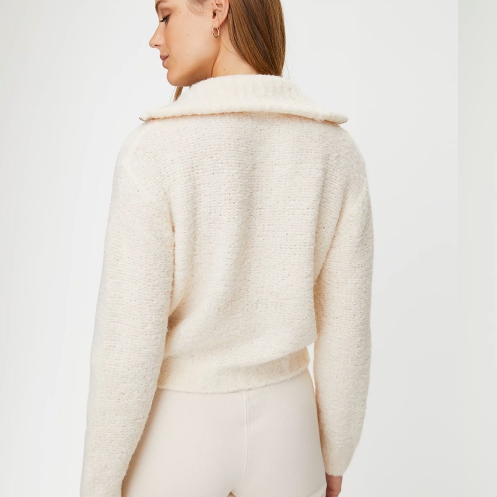 Aritzia wool quarter zip